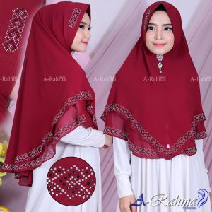 Hijab Khimar Syar’i Payet Ketupat