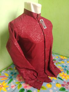 kemeja koko sultan dewasa. kancing cetek anti karat .kancing random
