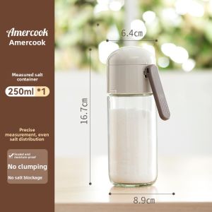 AMERCOOK | Moisture-proof Salt Control Seasoning Bottle