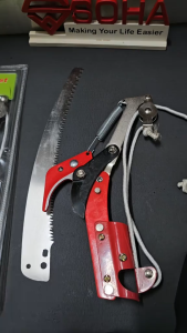 KBN-07 Gunting Dahan Tarik Pisau Tali Dapat Gergaji Kayu Pohon Dahan Ranting Tinggi Tree Pruner