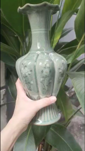 Bình hoa Celadon hút lộc cực xinh gốm Nhật❤️❤️❤️❤️