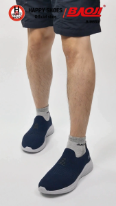 [🥇บาโอจิแท้100%🚚ส่งเร็ว🆓ฟรี...ถุงเท้า 1 คู่] BAOJI รุ่น BJM680 รองเท้าผ้าใบชาย (Slip-on) สลิปออน ออกกำลังกายชาย นุ่มสบาย