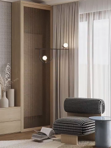 Đèn Cây Decor Hình Học Tối Giản Sang Trọng Cho Không Gian Nội Thất Hiện Đại