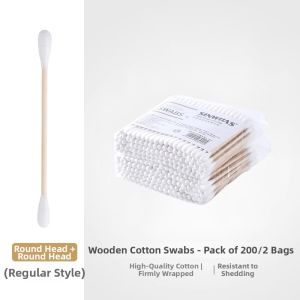 Double-ended Disposable Cotton Swabs Ear Cleaning & Makeup Aid