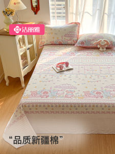 Pure Cotton 100% Thick Single Bed Sheet Dormitory Universal Four Seasons Childrens Double Person Single Person Quilt Cover