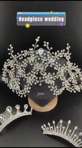 Headpiece bridal/headpiece wedding mewah bertabur batu permata