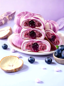 Blueberry Yacon Cake with Flowing Center Individually Wrapped
