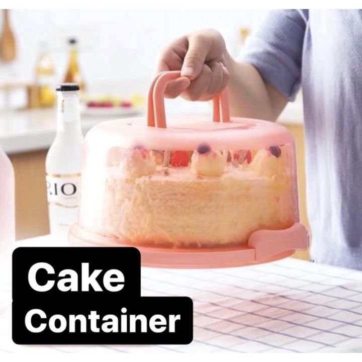 Bekas Roti Tupperware Cake Container Box Cake Box Cake Tupperware Bread Tupperware Portable ...