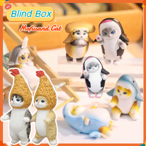 Mofusand Blind Box Toys Mini Figure Super Cute Cat Handmade Toy Gift for Desktop Decorative