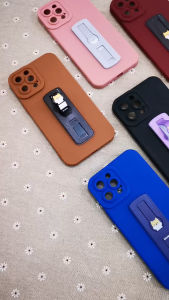 Carristo Simple Colorful I-Ring With Cute Bear DIY Stand And Silicone Ring i-Ring Suitable for All Type of Cover Casing Case Iring Holder