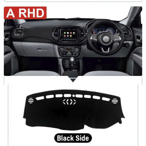 For Jeep Compass 2017-2024 2025 Car Center Console Dashboard Trim Cover UV Protection Anti-Dirt Light-Proof Mat Accessories