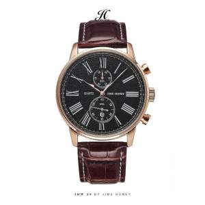 JIMS HONEY TIMEPIECE JHW 39 JAM TANGAN PRIA WATER RESSISTANCE TAHAN AIR WATERPROOF FREE BOX INCLUDE BATERAI