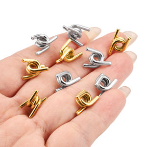 ลูกปัดปมสแตนเลสแบบทำมือเครื่องประดับสร้อยคอสร้อยข้อมือจี้ทอง18K