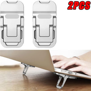 Portable Laptop Stand with 3 Adjustable Angles Zinc Alloy Anti-Slip Keyboard Riser Suitable for 10-17 Inches Laptops