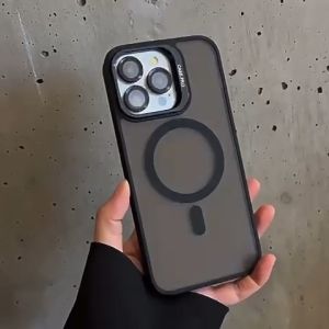 Soft Shell Hybrid Case Magsafe Support Metal Bracket Series Iphone 13 Pro Max - 13 Pro - 12 Pro Max - 12 Pro - 11 Pro Max - 11 Premium Quality Build