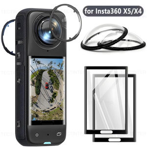For Insta360 X4 Lens Guard+Screen Protector Tempered Glass Anti-scratch Protective Film for Insta 360 X5/X4 Camera Accessories