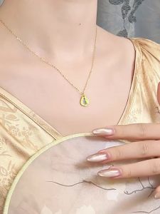 Antique Enamel Butterfly Gold Pendant