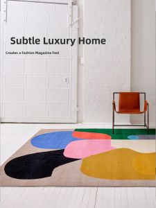 Luxury Bauhaus Foldable Washable Carpet