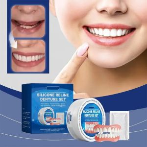 Denture Set Silicone Material Comfortable Perfect Fit Mouth Cavity No Contain Harmful Substances Not Easily Worn9-zK2026
