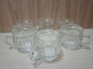 6 gelas mini sloki cantik dengan kuping FTC