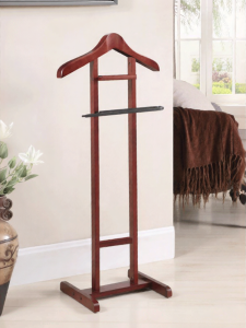 Regent Home | Home American Style Wooden Corner Suit Hanging Rack
