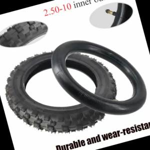 Preferred Rubber 2.50-10 Inner Outer Tire Suitable for Honda CRF50F Yamaha PW50 TTR50E Dirt Bike Parts