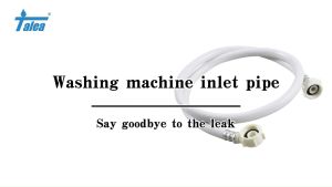 Talea Premium PVC Material Washing Machine Inlet Hoses With 90 Degree ElbowBurst-Proof Braided Water Connection Inlet Supply Line QS725