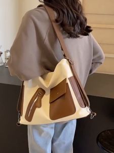2025 new large capacity shoulder bag ins backpack crossbody bag high quality canvas shoulder bag travel bag