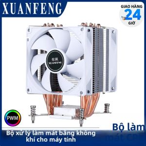 Tản Nhiệt CPU XUANFENG Với 2/4/6 Ống Dẫn Nhiệt Quạt 90mm Tương Thích 4pin/PWM Cho LGA115x 1200 1700 18xx 2011-3 2066 X79 X99 Hệ Thống Làm Mát Hiệu Quả Cho Bộ Xử Lý