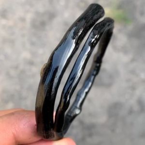 Gelang Akar Bahar Hitam Size Kantoran Berserat