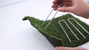 ชุด หมุดยึดผ้า คลุมดิน หมุดกราวด์ พูกพูก ดิน คลุมดิน สำหรับคลุมด้วยหญ้า แพ็ค50/100ชิ้น