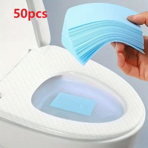 50Pcs Toilet Cleaning Sheets Effervescent Toilet Cleaners Fresh Scent Stain and Odor Eliminato For Home