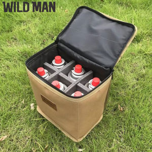 Camping Stove Storage Case Multipurpose Car Trunk Storage Bag Wear Resistant Large Capacity Outdoor Utensils Storage