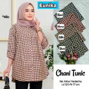 RATI - CHANI TOP Atasan Wanita Jumbo Terbaru 2024 Muat Bb 90kg Busui Friendly by fashion Hijab Solo