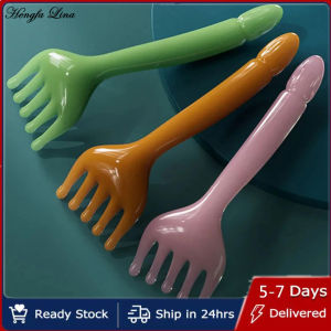 Hengfa Lina Resin Head Massager Scalp Gua Sha Five Claws Massage Comb Body Neck Leg Massage Head Therapy Tools Dredging Meridian Scratching