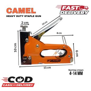 STAPLES GUN CAMEL HEAVY DUTY STAPLE GUN FREE 600 PCS ISI STAPLES/STAPLES TEMBAK/HEKTER TACKER/4-14MM