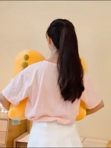 Thú nhồi bông rồng sữa vô tri êm mịn - Size từ 40cm đến 80cm- Quà tặng gấu bông rồng vàng ôm trái tim dễ thương - Gối ôm mềm mịn cho bé.