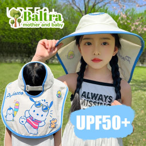 Aoduoyaya Sanrio Kuromi Sun Visor Cap Shawl Hat for Kids Infant Toddler Breathable Childrens Hat Big Brim