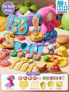 BABYSHOME | Bộ Đồ Chơi Máy Làm Mì Sợi Đất Sét An Toàn Không Độc Hại 6 Bộ