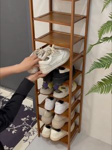 Inkwood Bamboo Wooden Shoe Rack Organizer Shoe Rack Shelf Storage Shoe Rack Large Storage Space