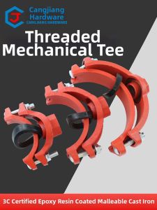 CANGJIANG | Threaded Grooved Pipe Fitting Tee