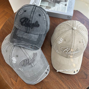 【WJ】Nước rửa mũ bóng chày retro Thời trang tinh khiết bông mềm đầu vịt mũ