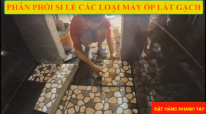 Máy rung lát gạch Caowang TP721 thiết kế nhỏ gọn hít gạch cực mạnh và bền bỉ