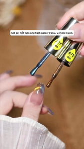 Set Gel Mắt Mèo Nhũ Flash Galaxy 9 Màu Vendeeni A75 Chính Hãng
