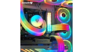 CPU LIQUID COOLER AOSOR ARGB GLOWING TUBE 240 ชุดน้ำปิดหม้อน้ำ2ตอน ระบายความร้อนCPU ตัวท่อมีไฟRGB แสงสีนวลไม่แสบตา
