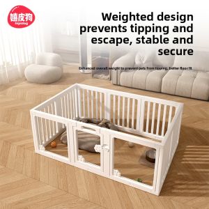 hipidog | Small Dog Escape-Proof Indoor Fence Modular and Height-Increasable
