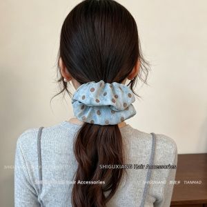 Summer Mist Blue Anti-slip Wide-edge Hair Band for High Volume Crown