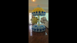 Rotating Carousel Balloons Mixed And Match Theme