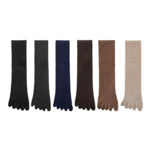 MiiOW | ถุงเท้าผู้ชายป้องกันแบคทีเรีย ลดกลิ่นอับ แบบหนา แยกนิ้ว ส้นสูง