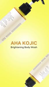 PERFECT WHITE AHA Kojic Brightening Body Wash | Sabun Pemutih Badan